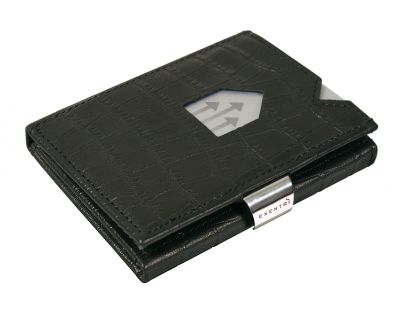 Kožená peněženka EXENTRI caiman black RFID
