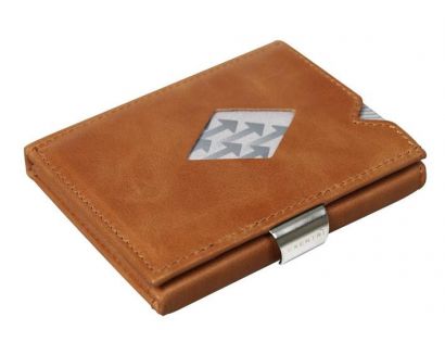 Kožená peněženka EXENTRI cognac RFID