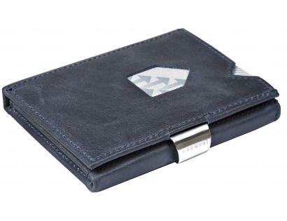 Kožená peněženka EXENTRI blue RFID