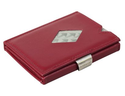 Kožená peněženka EXENTRI red RFID